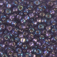 Miyuki seed beads 6/0 - Silverlined amethyst ab 6-1024